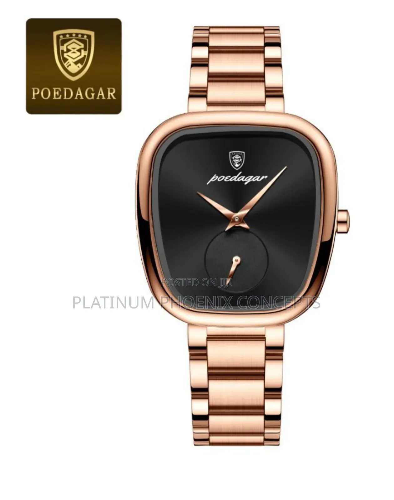 Poedagar Wristwatch Full Boxed With a Bag