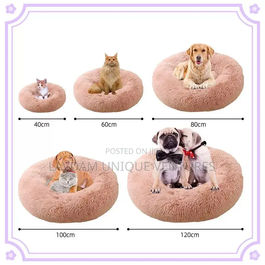 Warm Dog Cat Nest Bed — 4 Seasons Deep Sleep Pet Bed Mat.