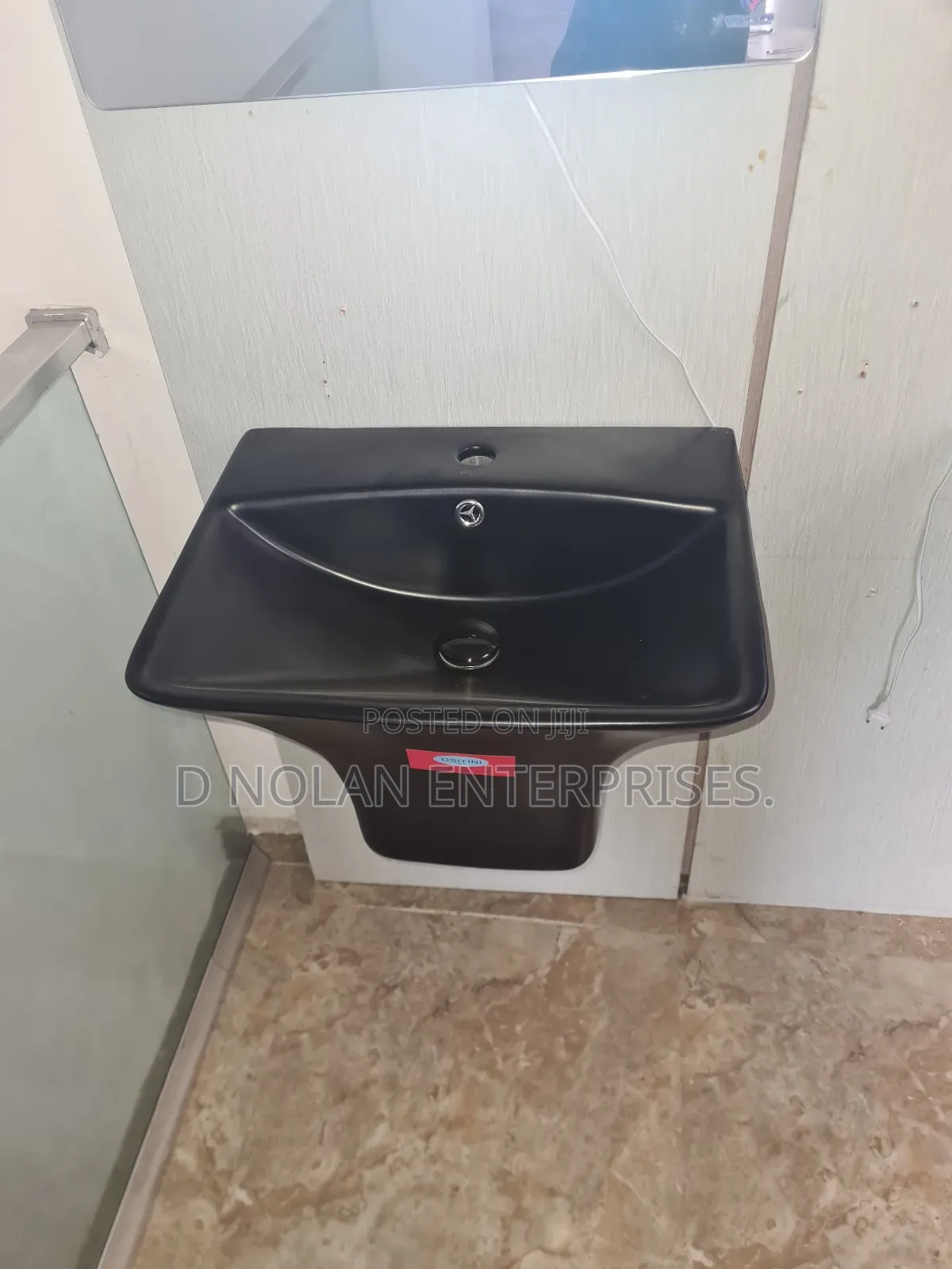 Black ⚫ Square Toilet Basin