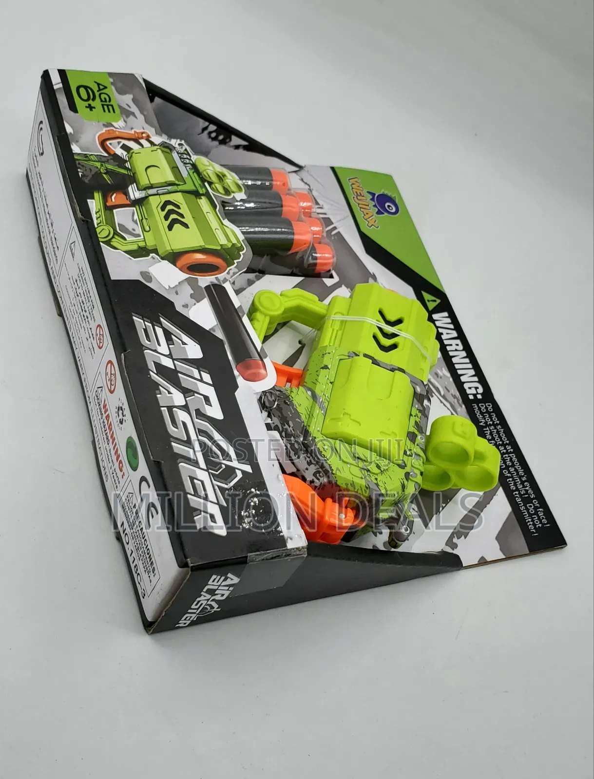 Air Blaster Kids Toy Gun Ages 6+
