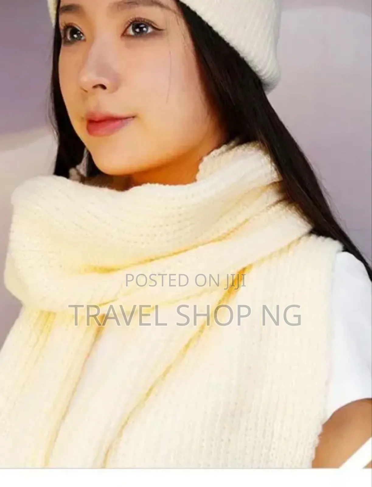 Imitation Cashmere Winter Knitted Scarf
