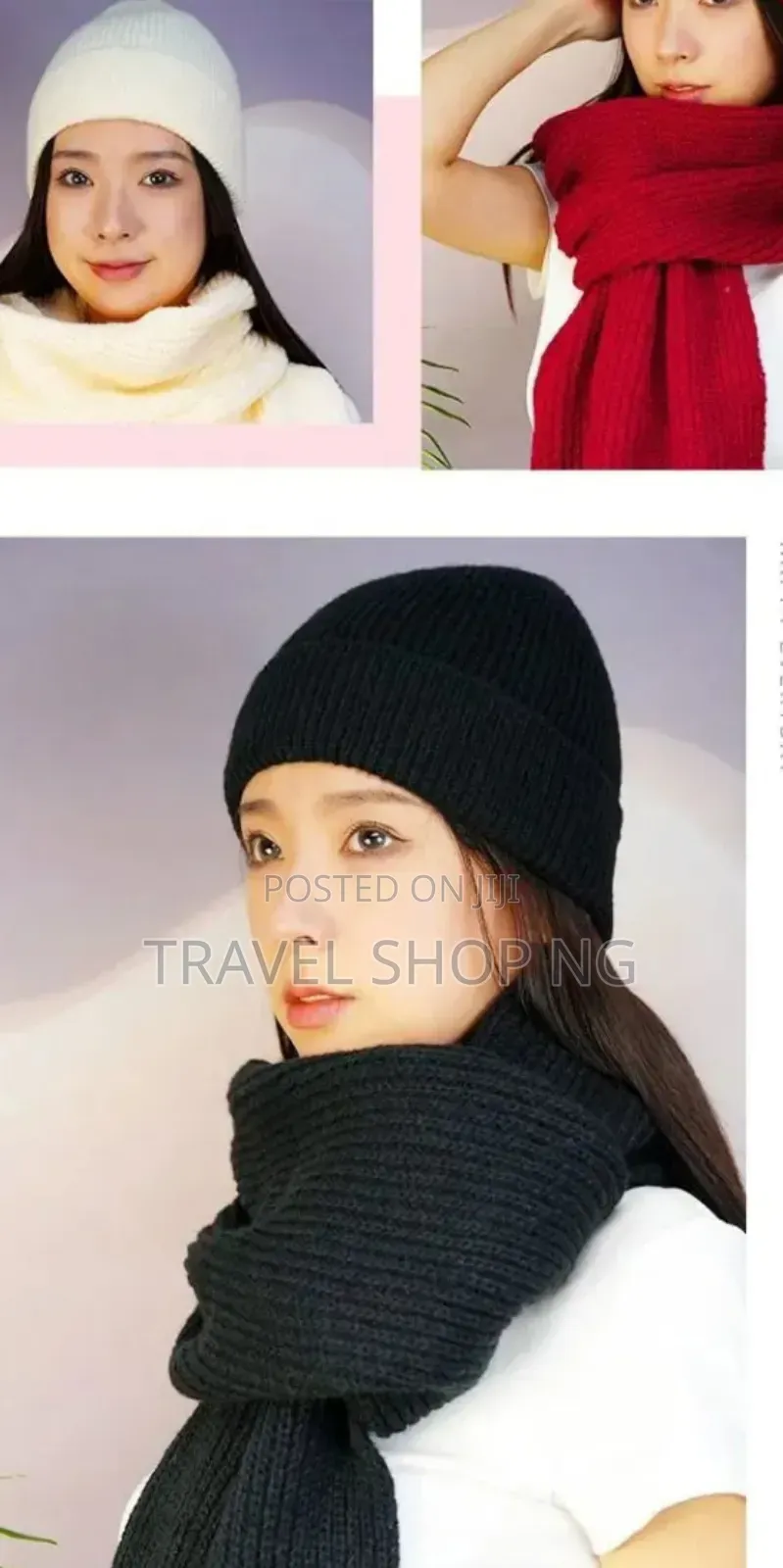Imitation Cashmere Winter Knitted Scarf