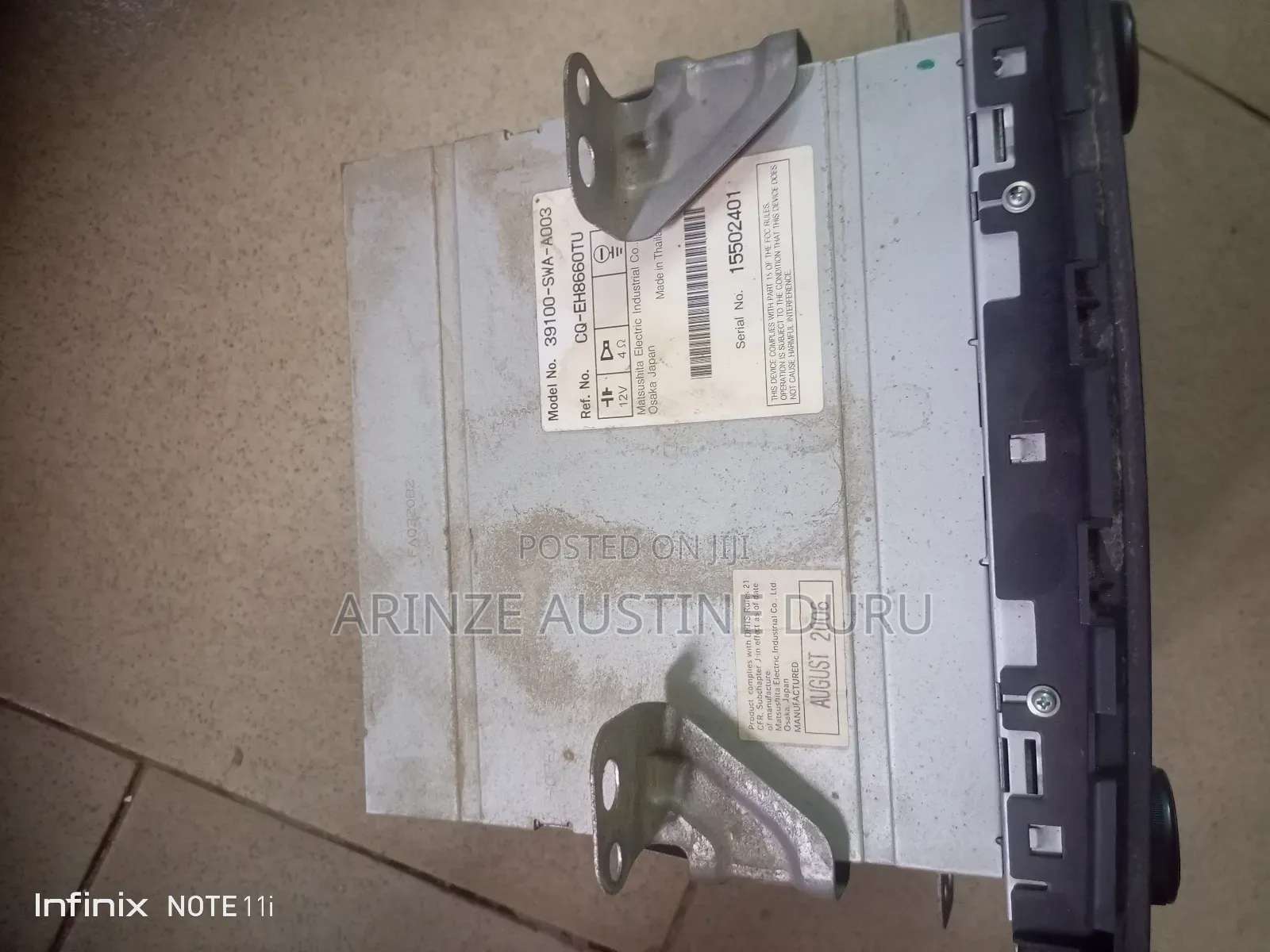 Honda Cr-v 2008-2009 Radio Am Fm  Cd Player