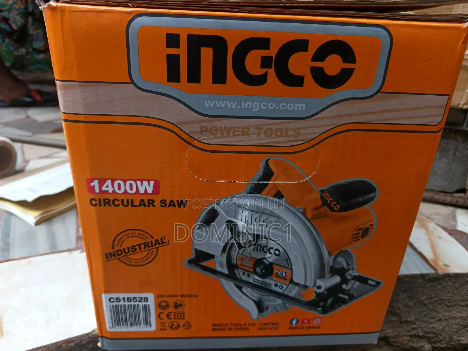 Ingco 1400w Circular Saw, Model Cs18528.
