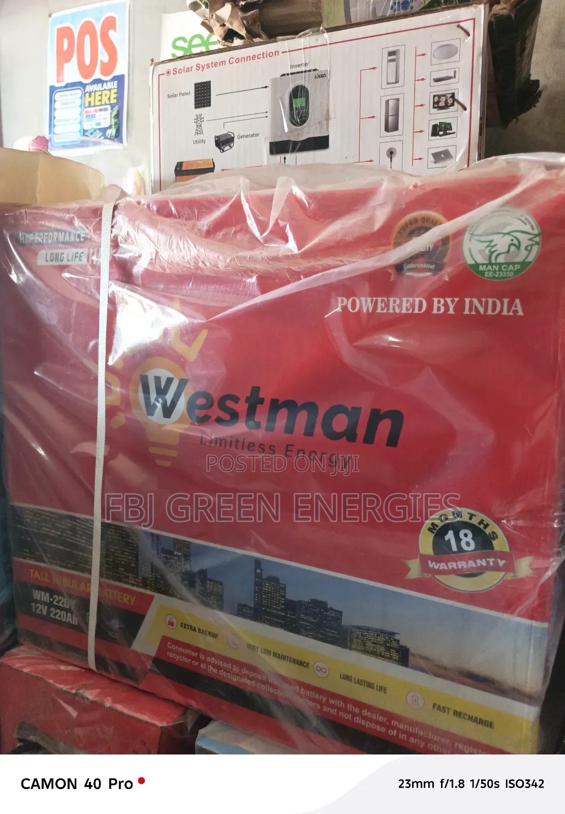 Westman Solar/Inverter Battery