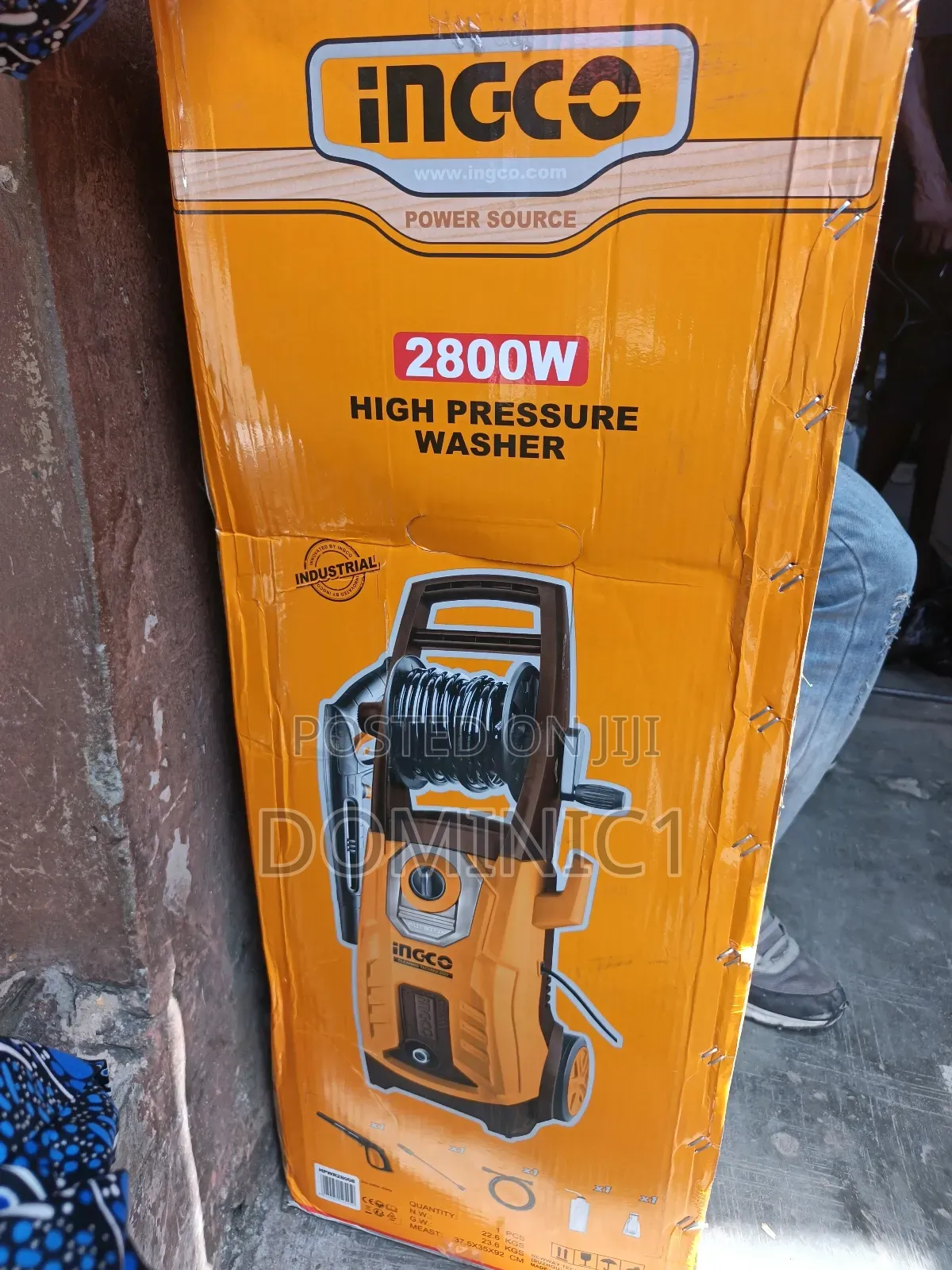 Ingco 2800w High Pressure Washer.