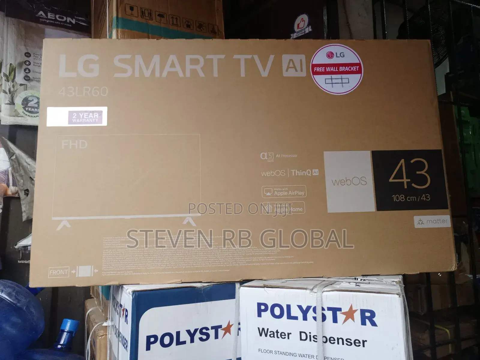 Lg 43" Hd Smart Tv (43lr60003)