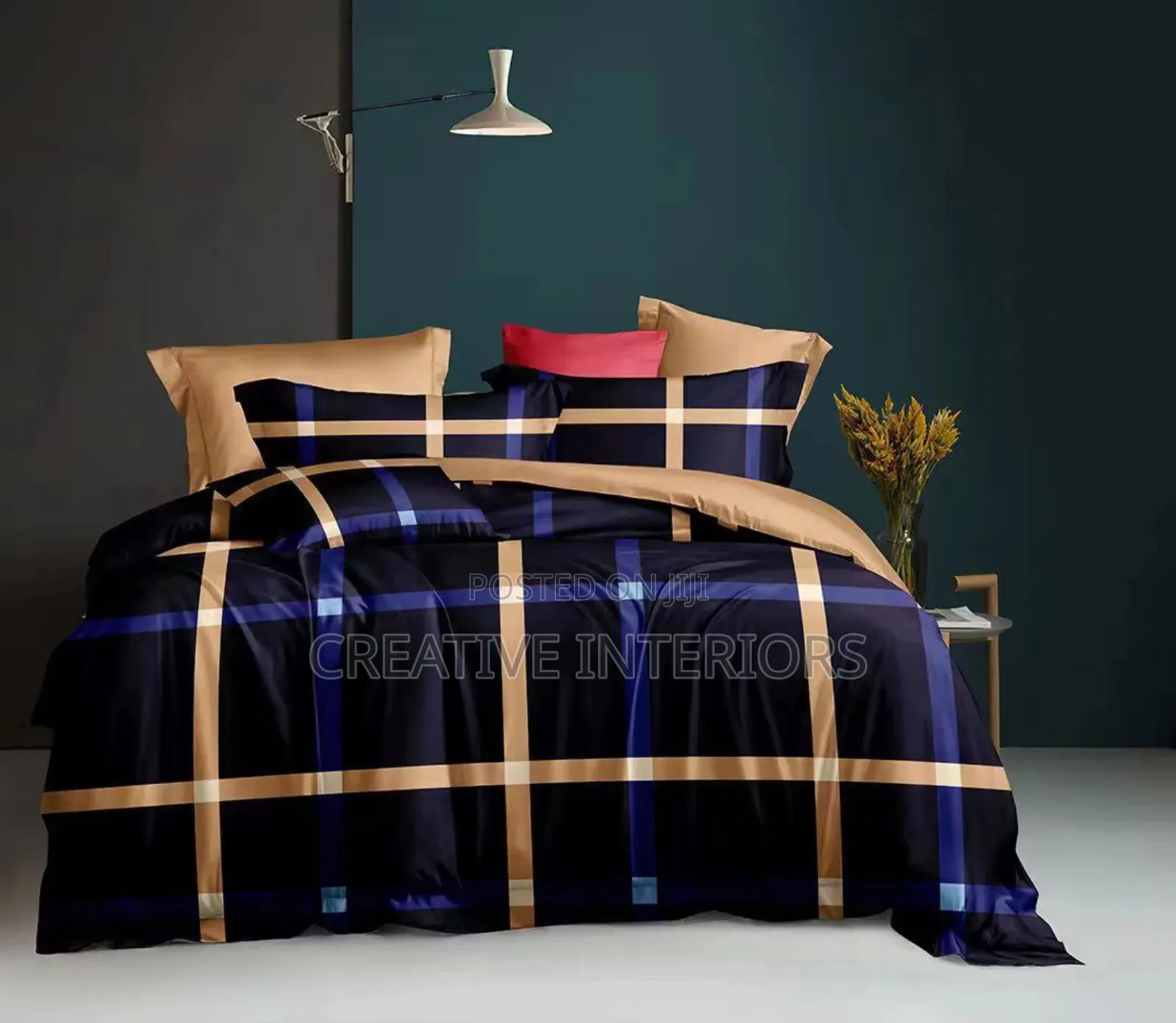 6by6 Bedspread With 4pillow Case