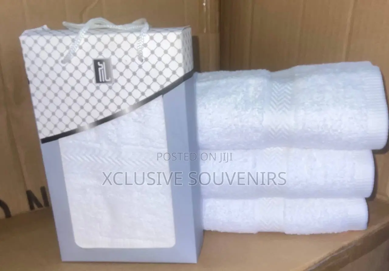 12pcs Quality White Gym Size Towel (40x80cm)