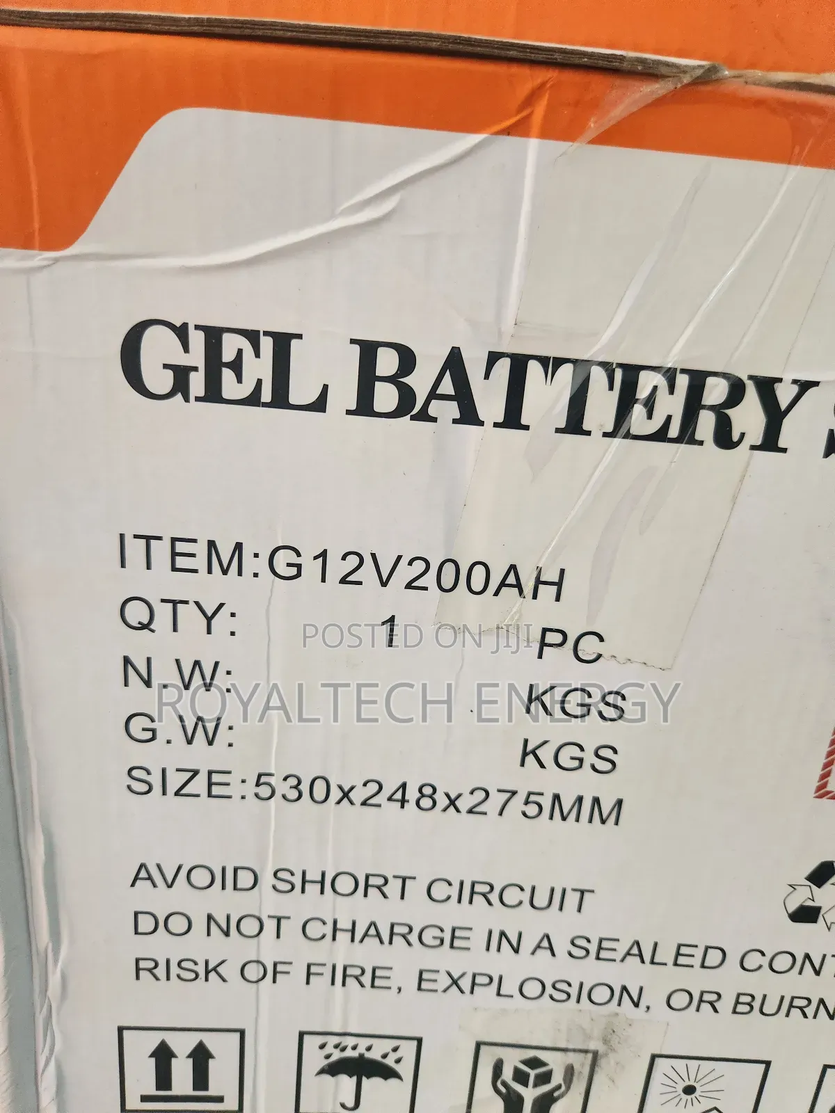 Felicity Gel Battery 200ah 12v