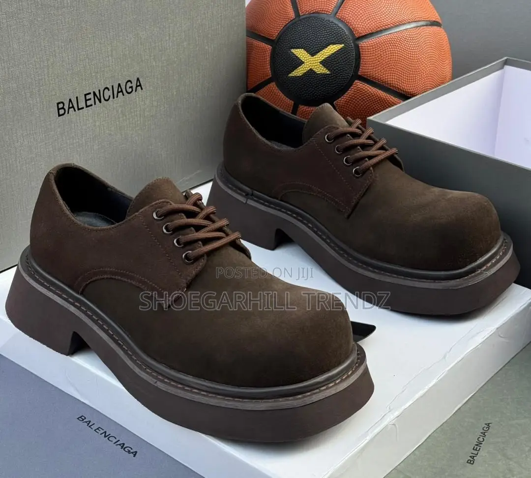 Men Derby Luxury Suede Shoe