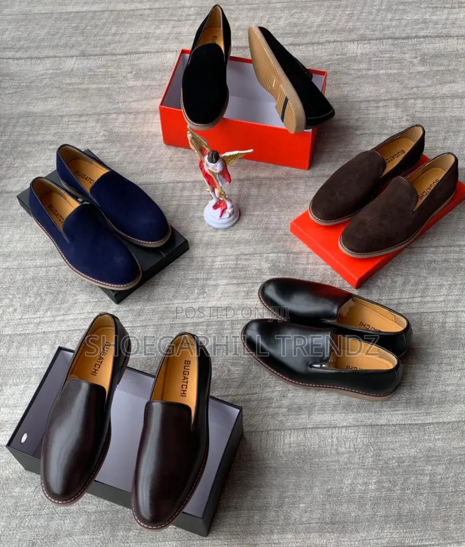 Bugatchi Men Loafers Shoes Available in Leather and Suede