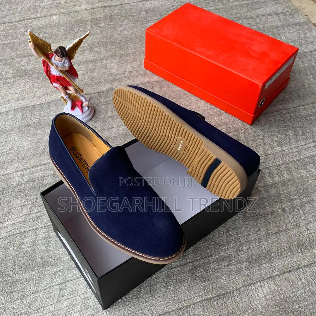 Bugatchi Men Loafers Shoes Available in Leather and Suede