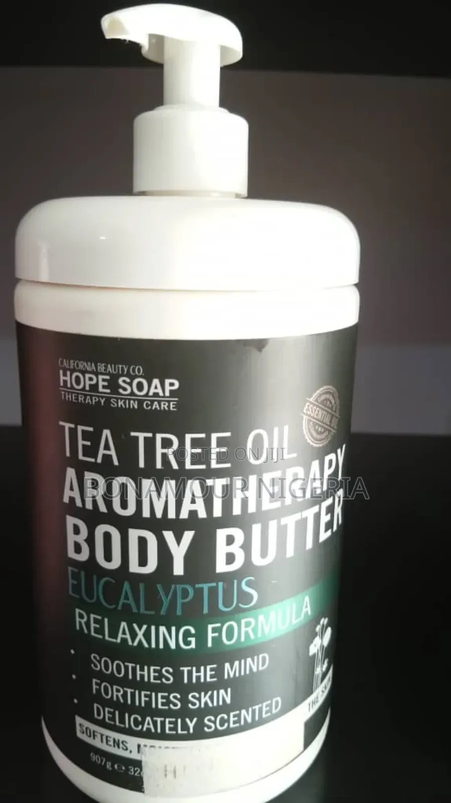 Tea Tree Oil Aromatherapy Body Butter 907g