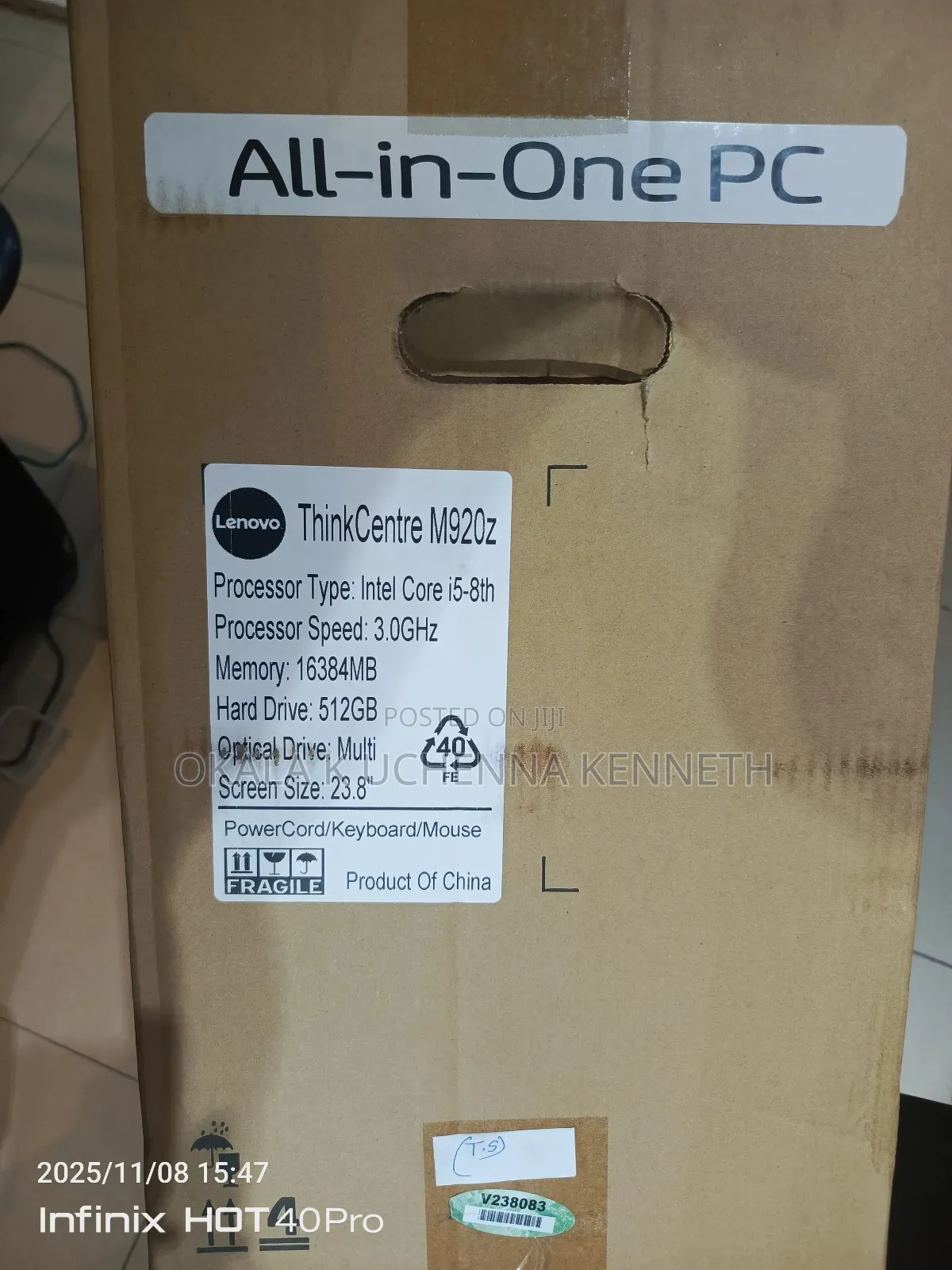 New Lenovo ThinkCentre M910z AIO 16GB Intel Core i5 SSD 512GB