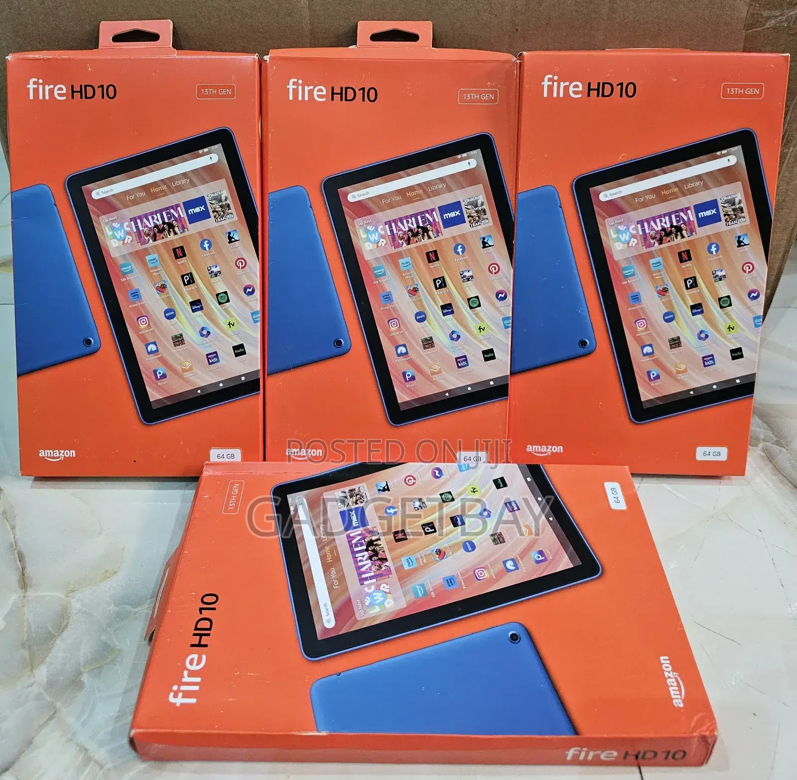 New Amazon Fire HD 10 64 GB Blue