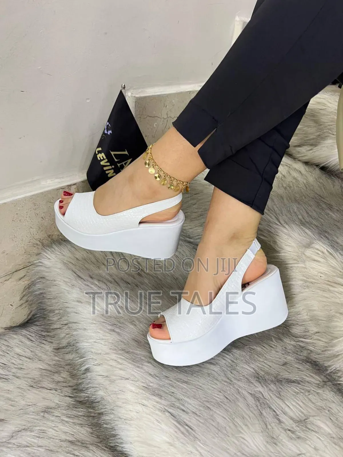 White Turkey Classy Wedge Comfortable Sandals Sizes 37 To 42