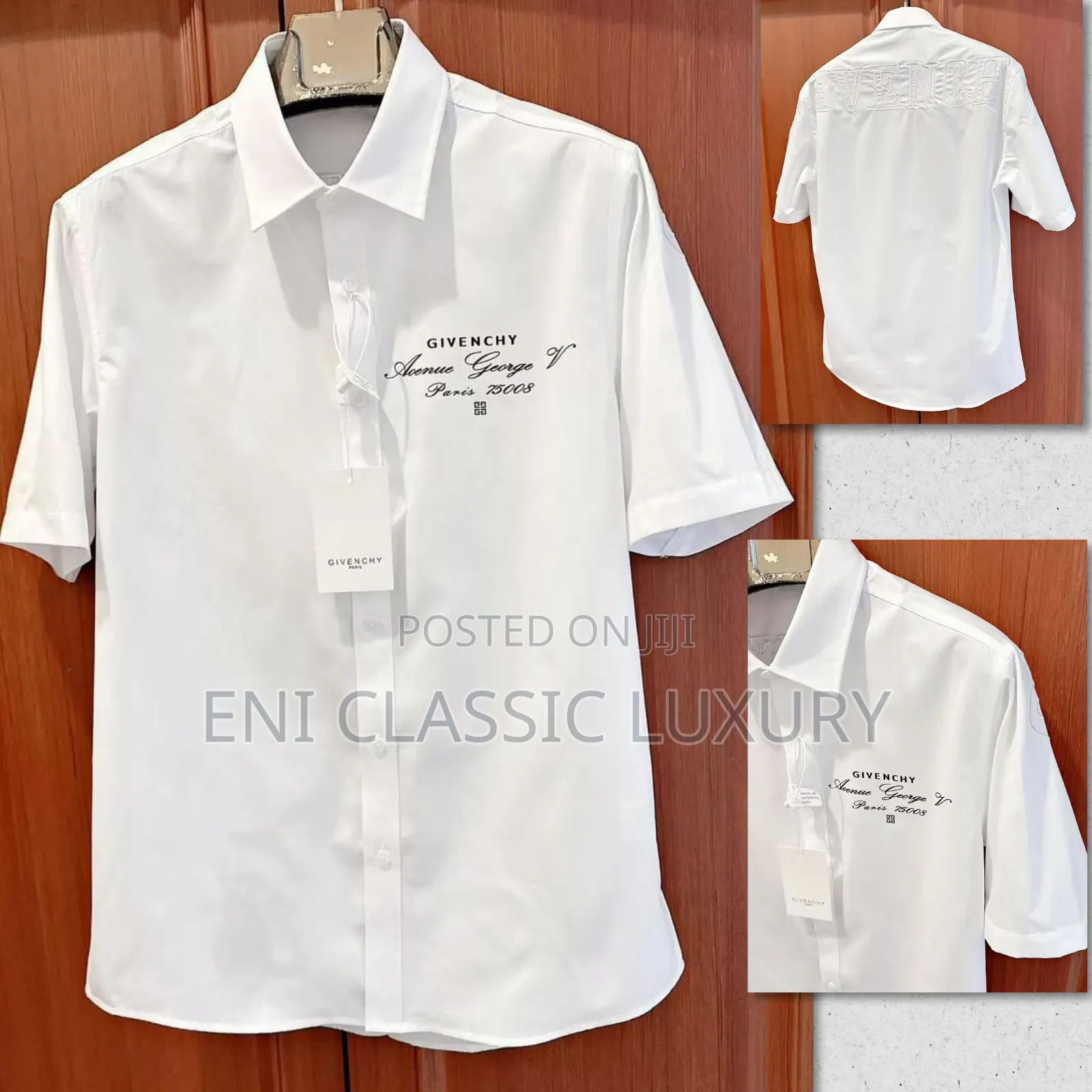 Premium Quality Luxury Men's Shirts Givenchy Well Banded Package