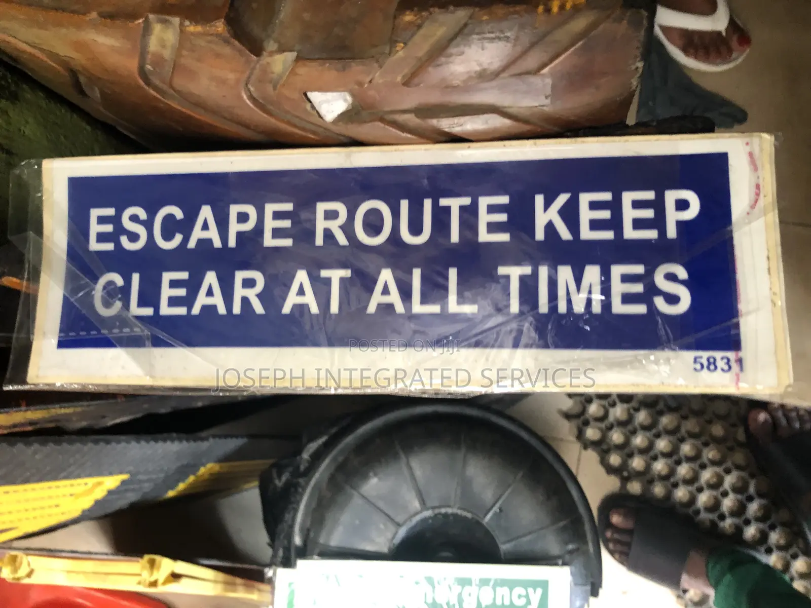 Escape Route Keep Clear At All Times