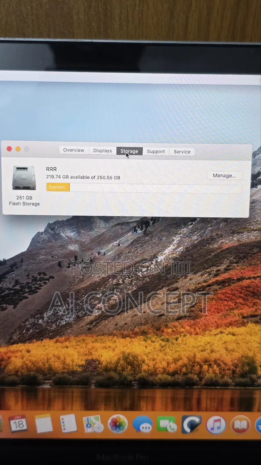 Laptop Apple MacBook Pro 2017 8GB Intel Core i5 SSD 250GB
