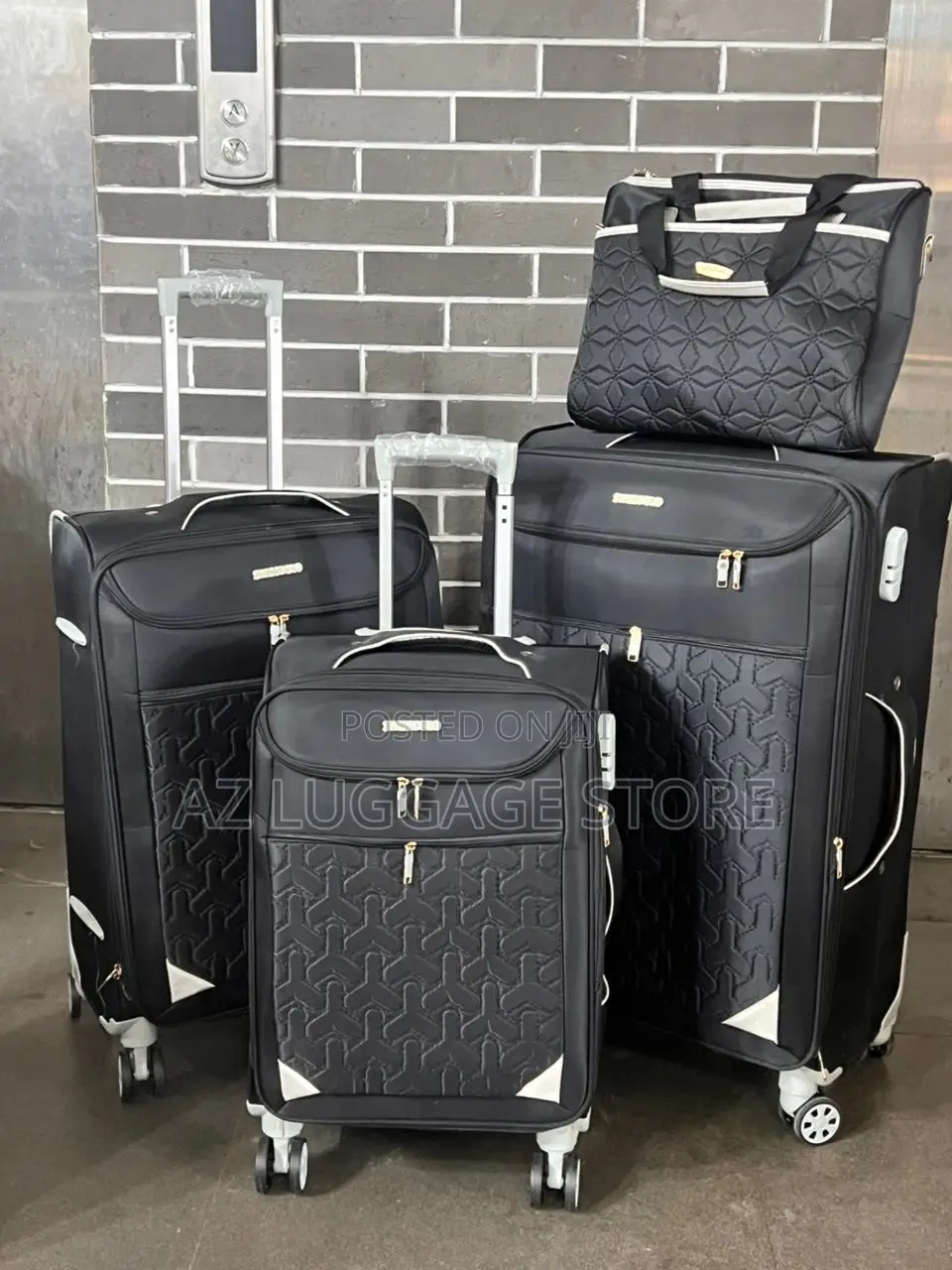 Set of 5 Fabric Quality Luggage Box