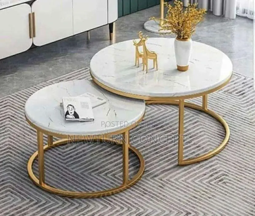 Double Marble Center Table