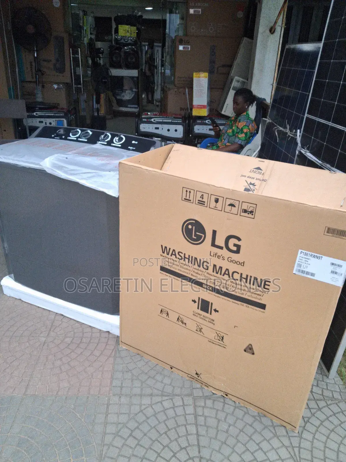 Original Lg Washing Machine 18.0kg With Two Years Warranty