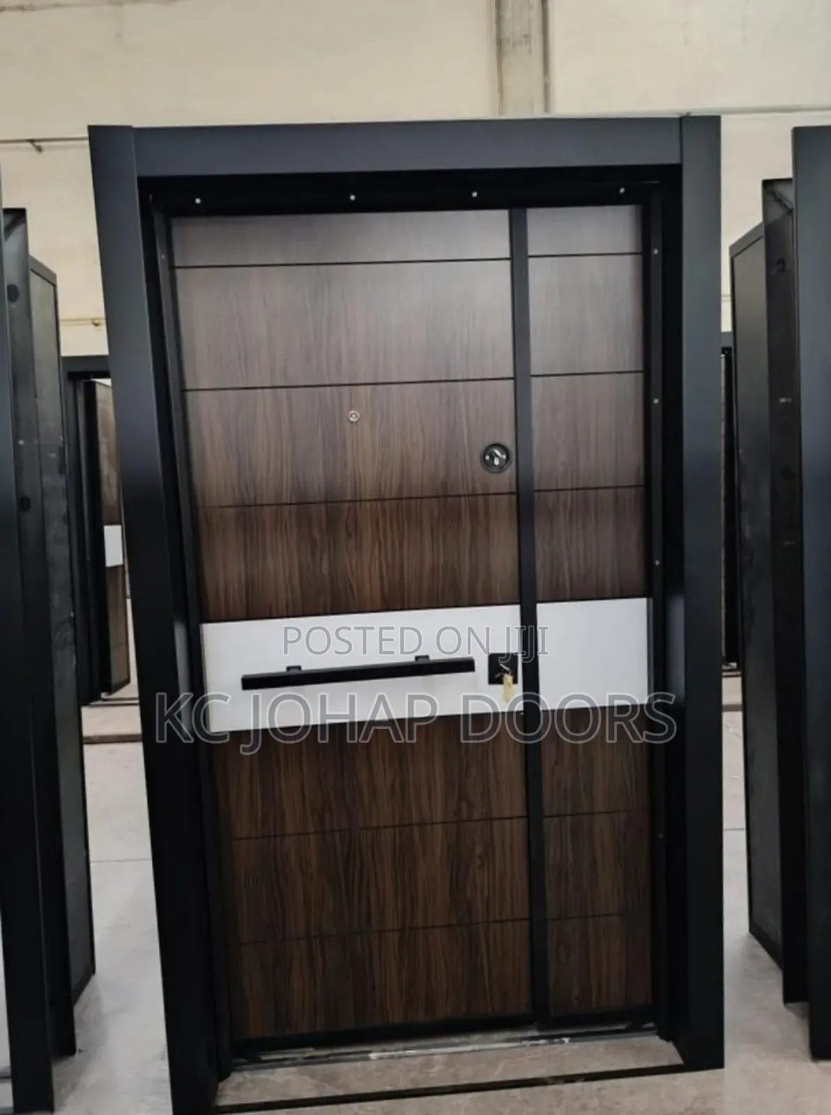Dark Walnut Turkey Luxury Entrance Door