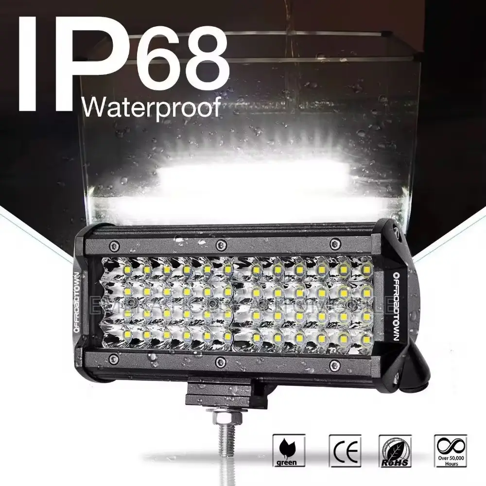 7-Inch Jeep Wrangler Off-Road LED Bar Light (Pair)