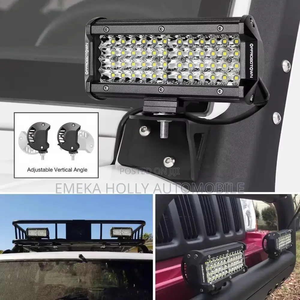 7-Inch Jeep Wrangler Off-Road LED Bar Light (Pair)