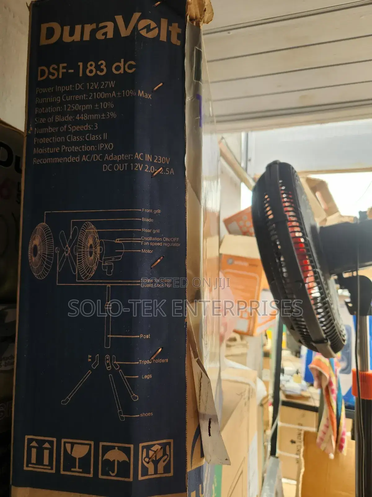 Duravolt Dc Standing Fan 27watts