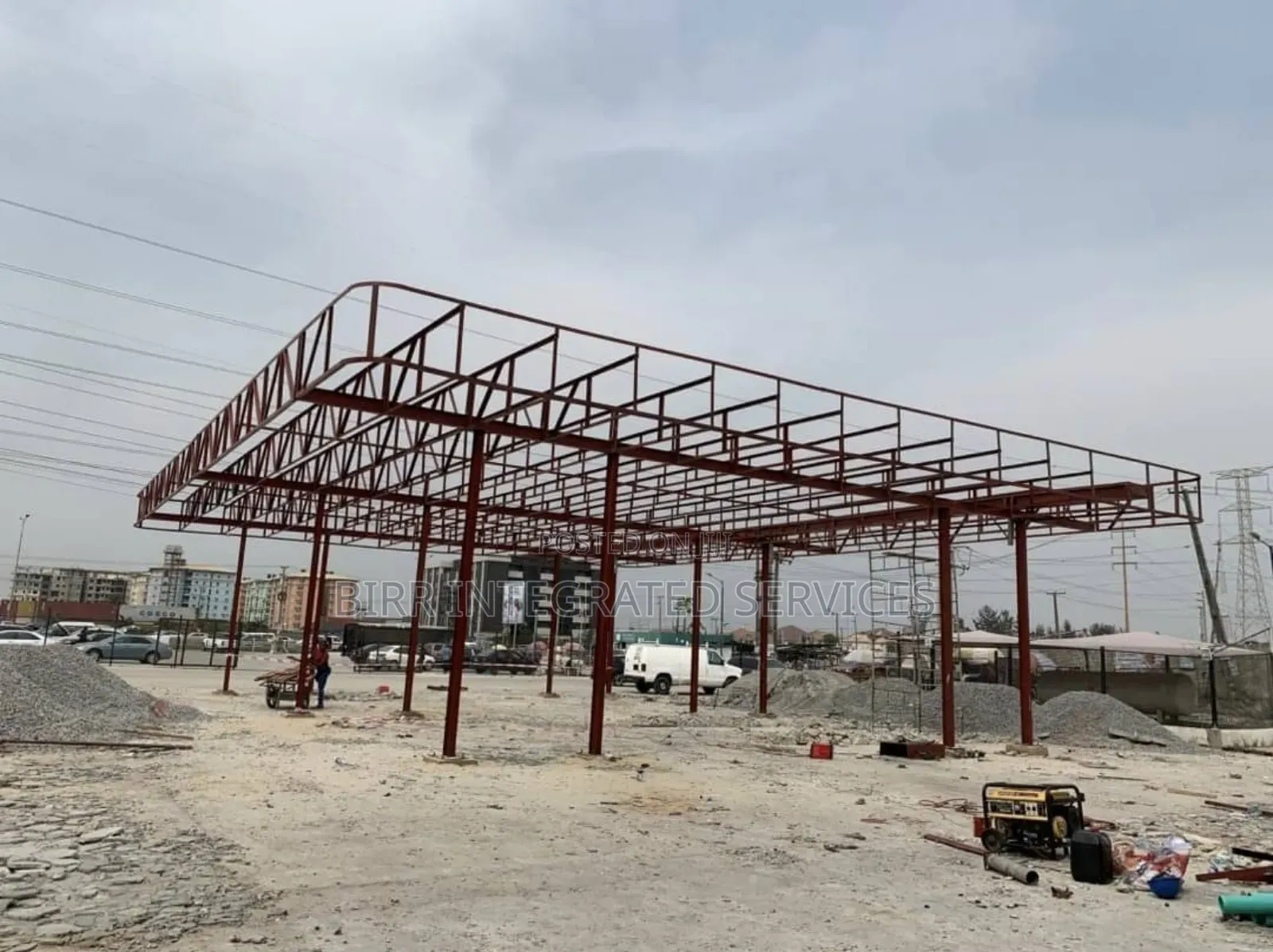 Canopy And Pergola Fabrication, Filling Station Canopy