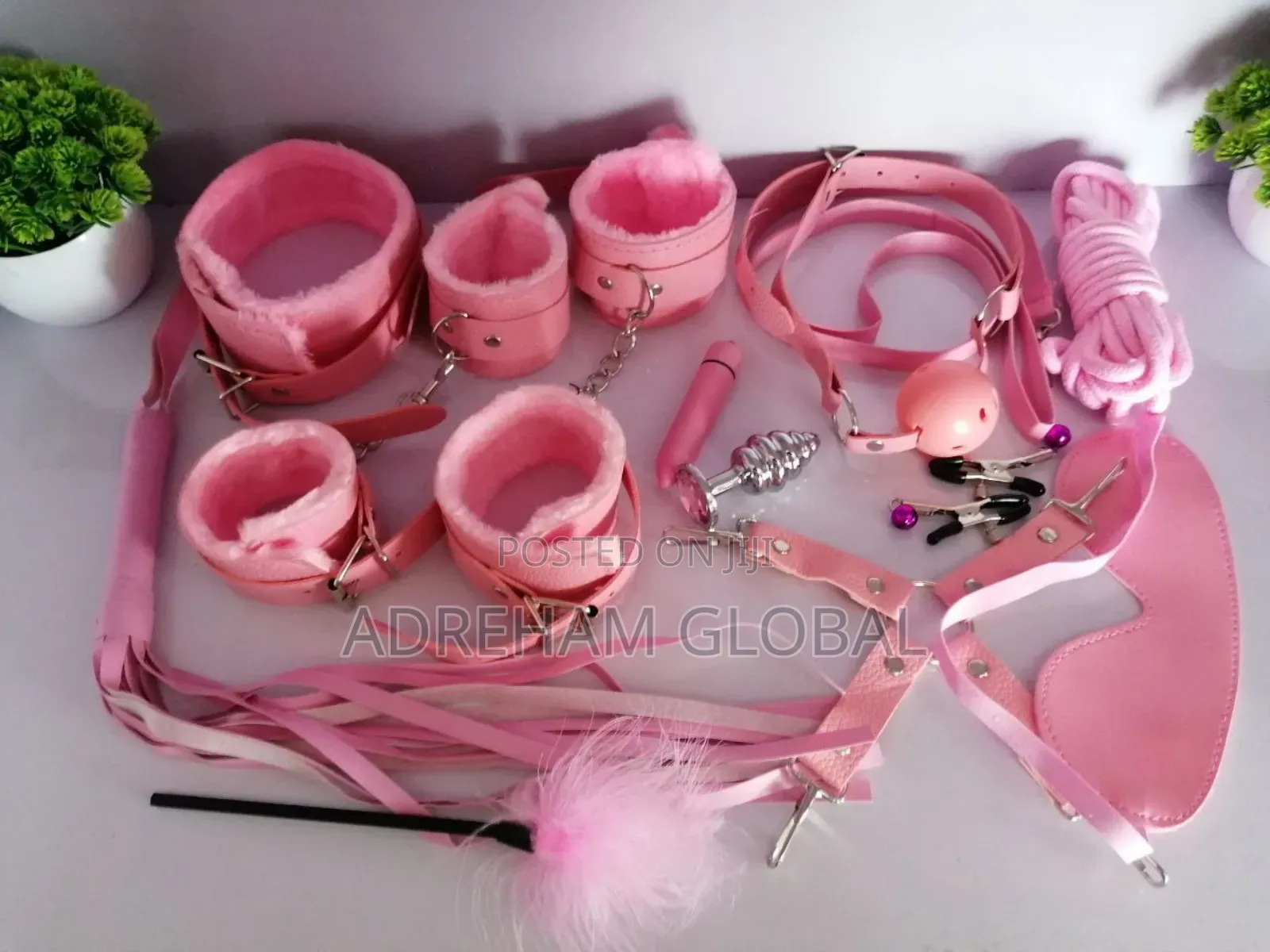 13pcs Pink Advanced BDSM Kit