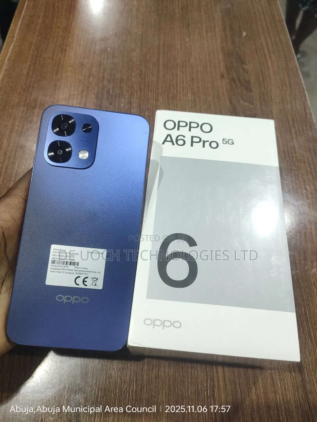 New Oppo A6 Pro 256 GB Blue