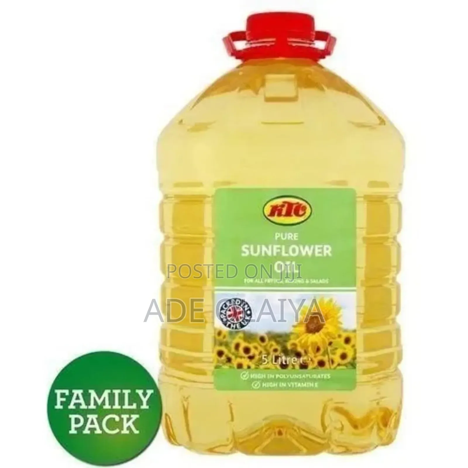 KTC Sunflower Oil 5ltrs