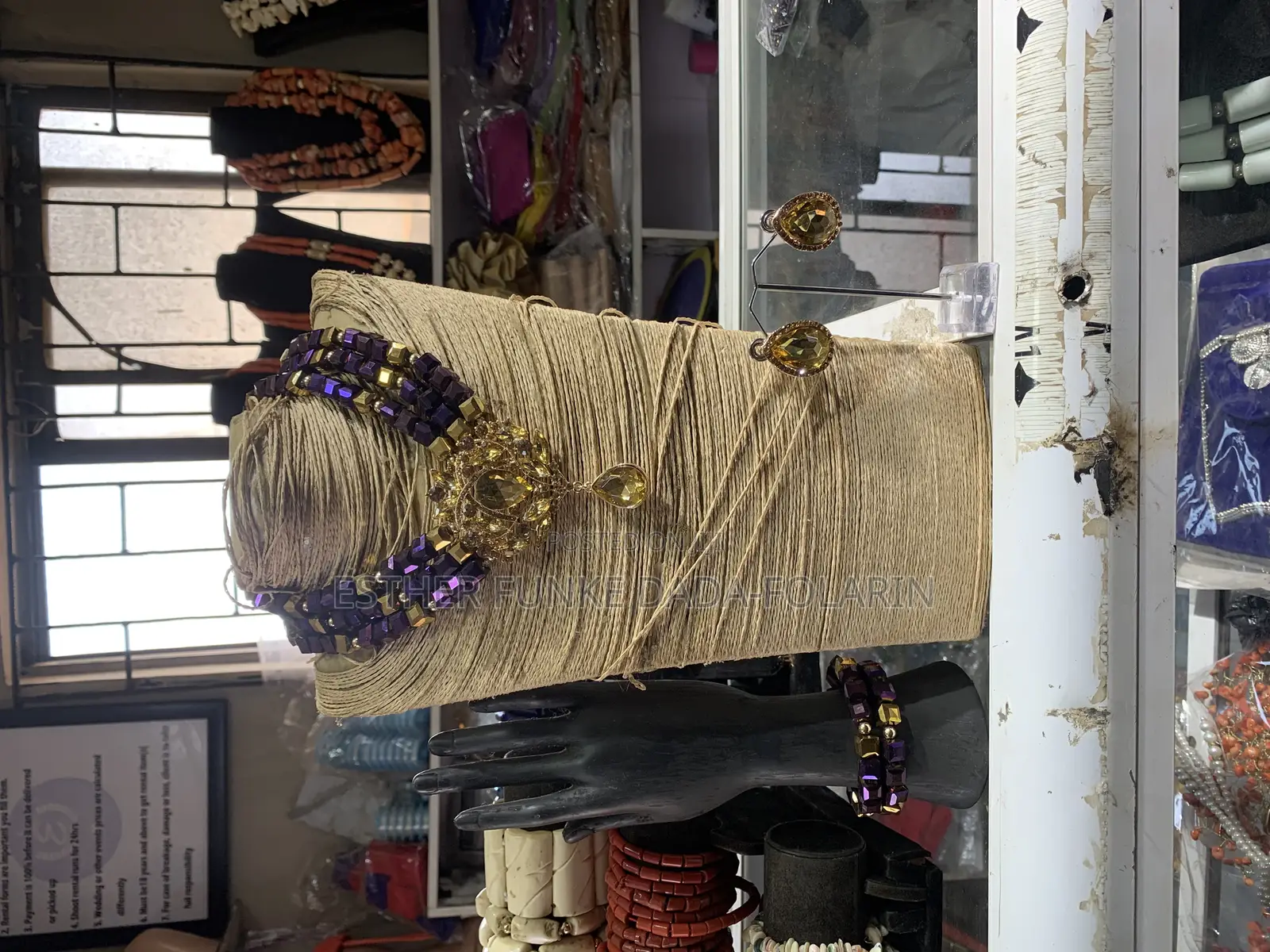 Couple Crystals Beaded Jewelries Set