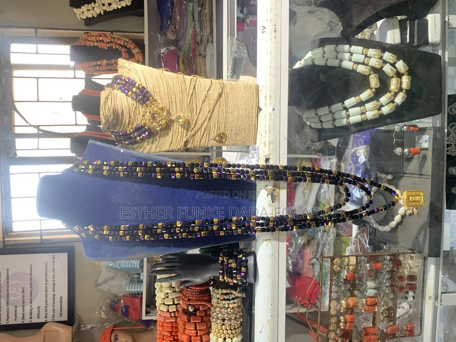 Couple Crystals Beaded Jewelries Set