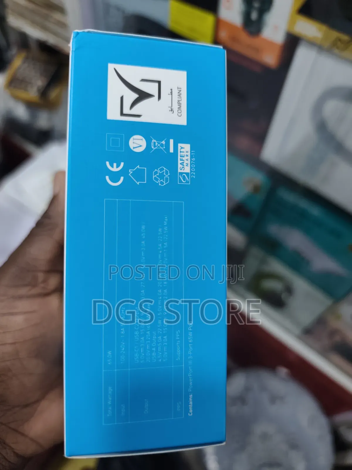 Anker 65w 3in1 3 Port Gan Wall Charger 2 Usb C 1 Usb A