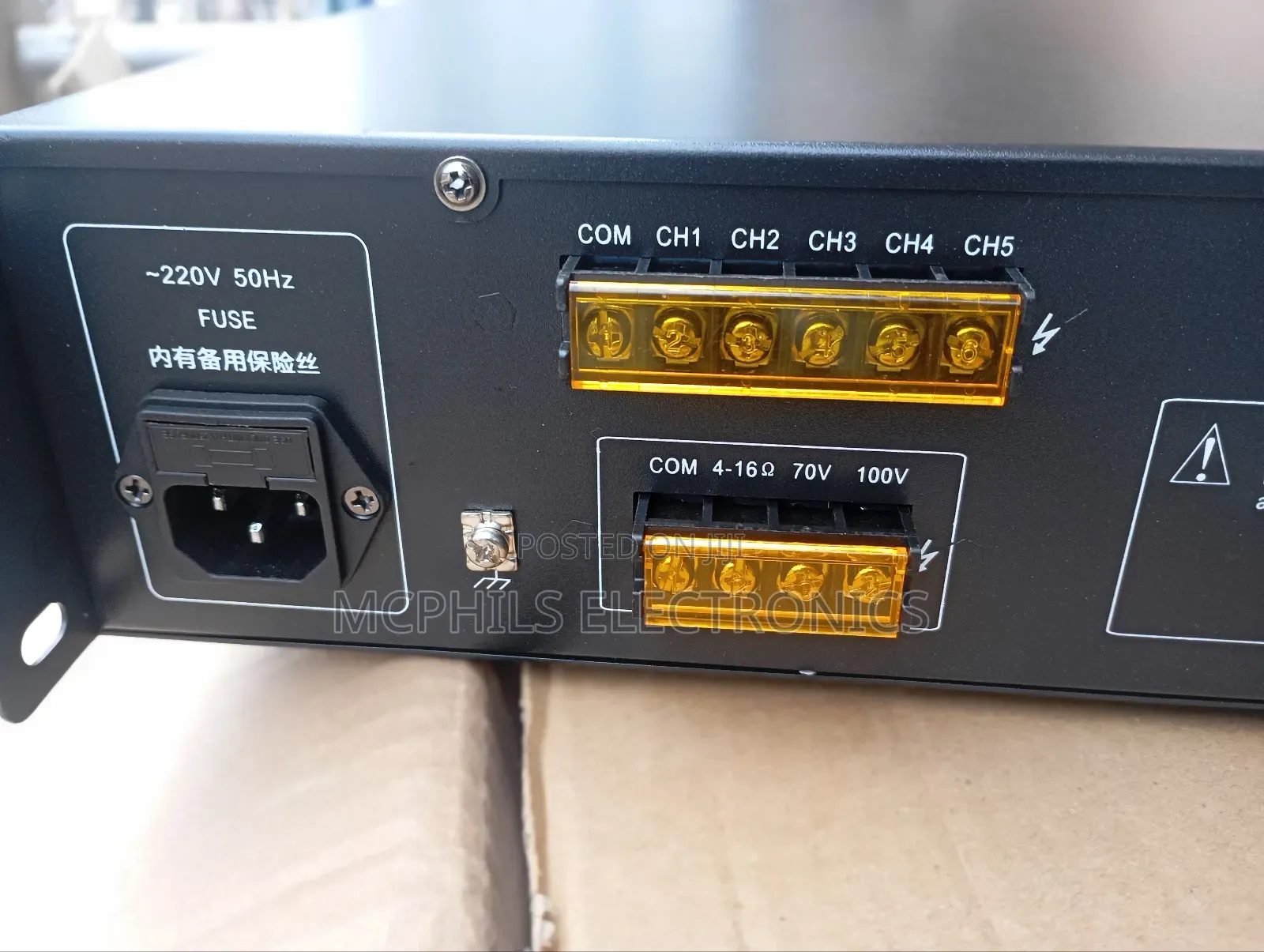 5-zones Usb/Bluetooth/Fm P.A Amplifier
