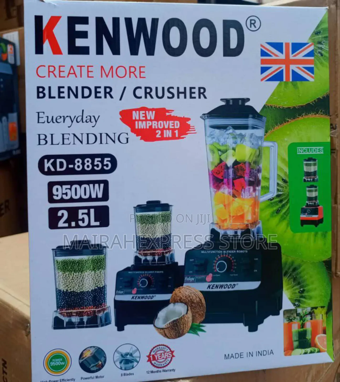 9500watts Commercial Kenwood Blender (2st7)