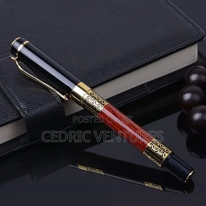Executive Black Golden Carving Ballpoint Pen