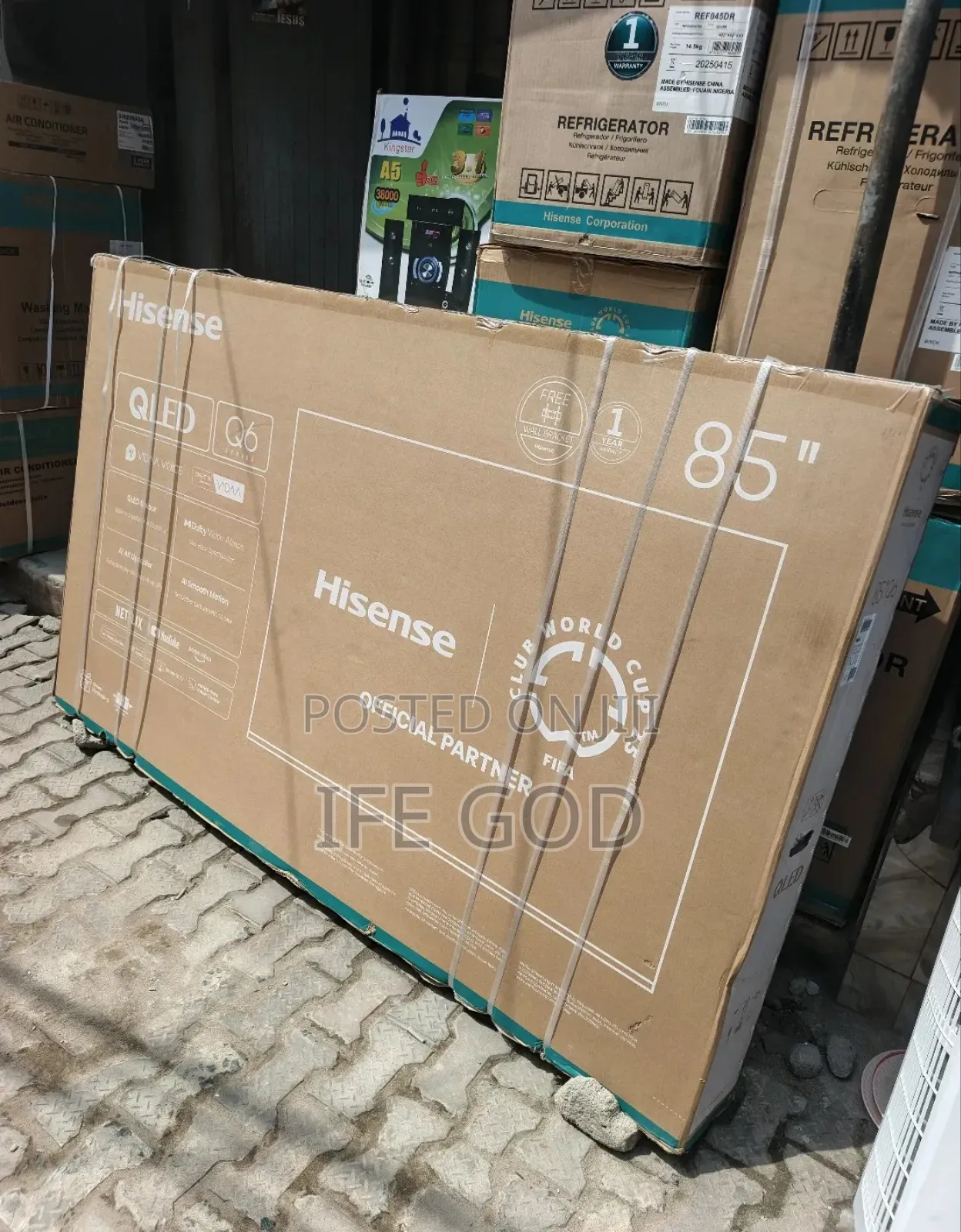 Original Hisense Tv 85" Qled 4kultrahd Smart Netflix Youtube Bluetooth