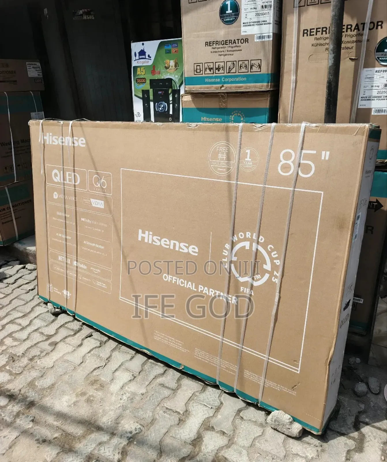 Original Hisense Tv 85" Qled 4kultrahd Smart Netflix Youtube Bluetooth