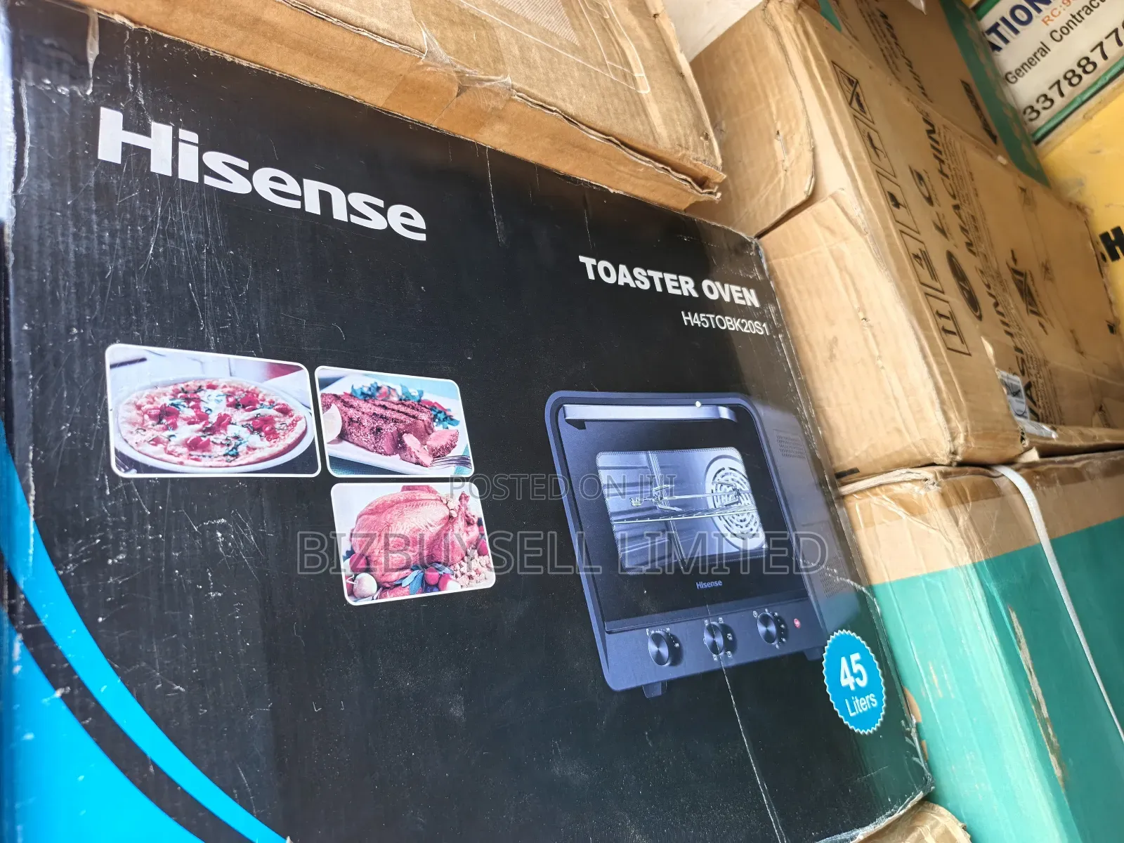 45l Hisence Toaster Oven With Grill.