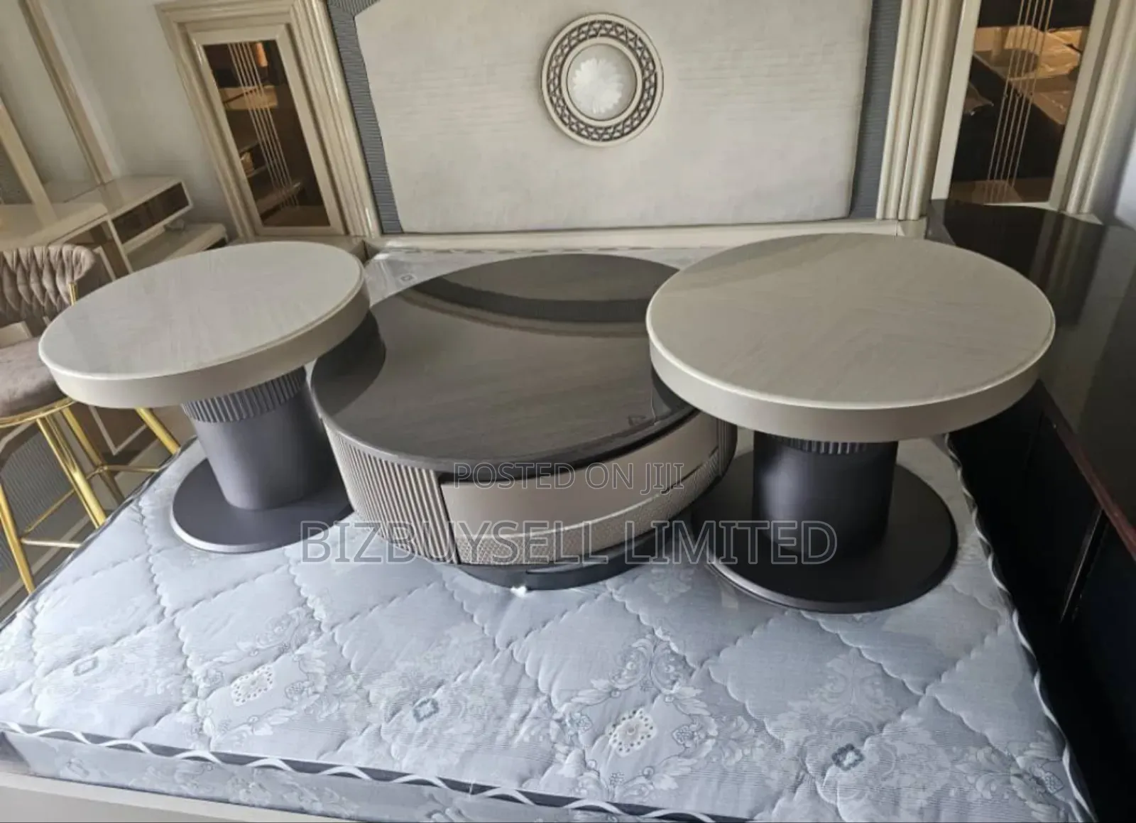 Turkish Coffee Table And 2 Side Stools.