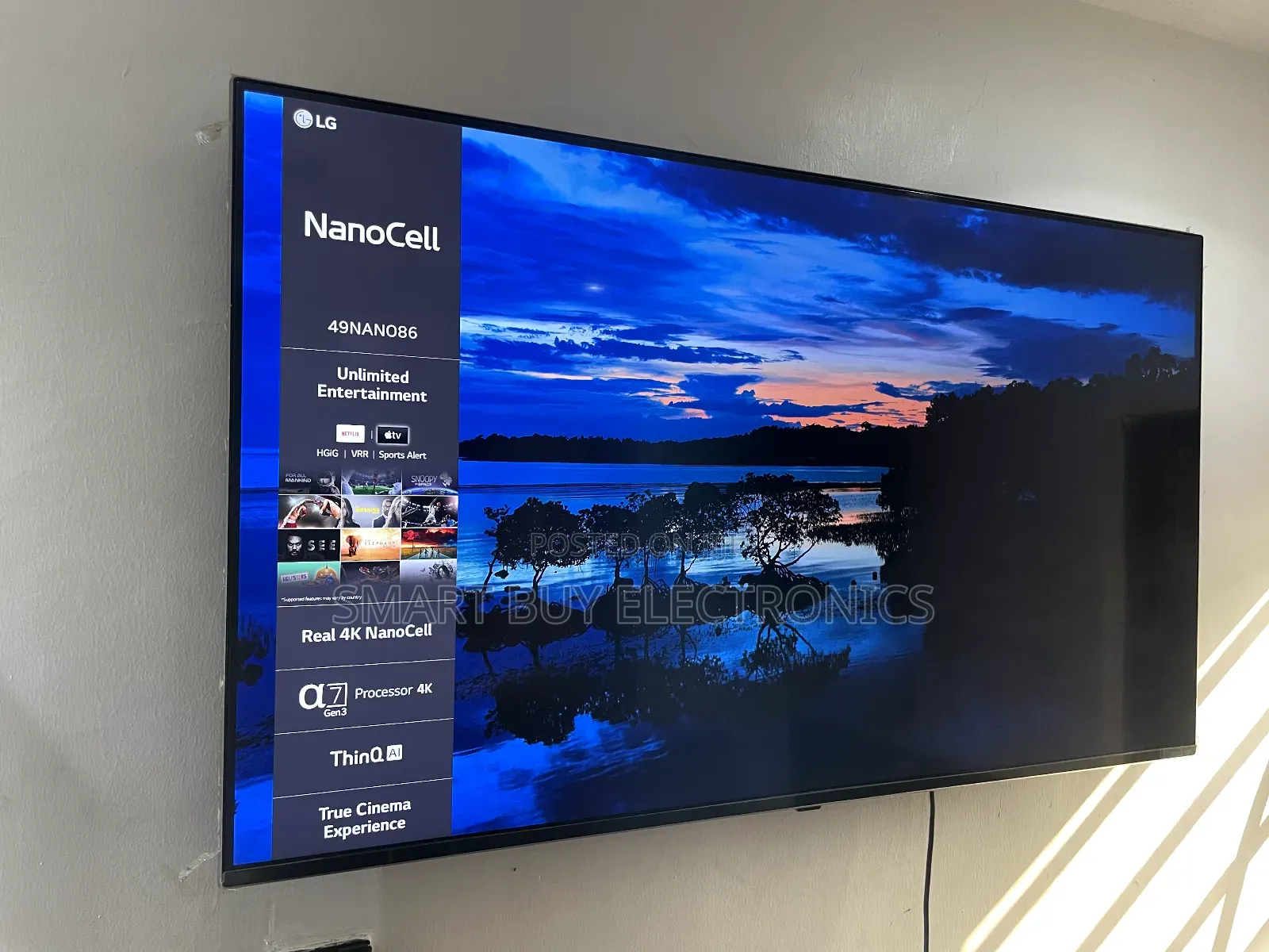 Lg 49" Nano86 Nanocell Tv Ultra Hd With Thinq Ai