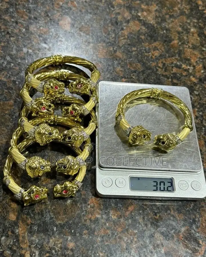 Big Lion Head Big Bangles