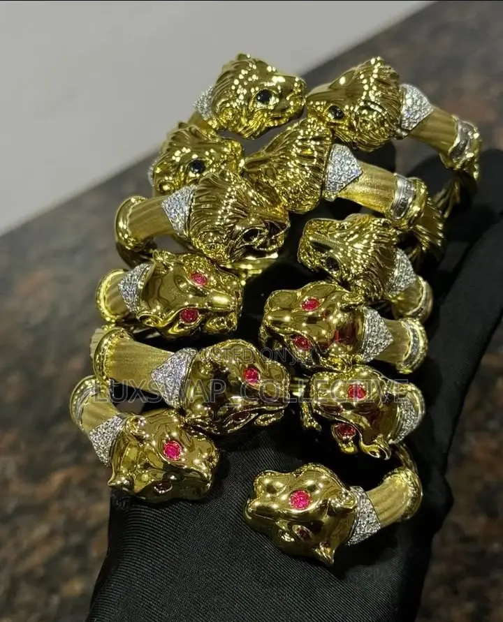 Big Lion Head Big Bangles