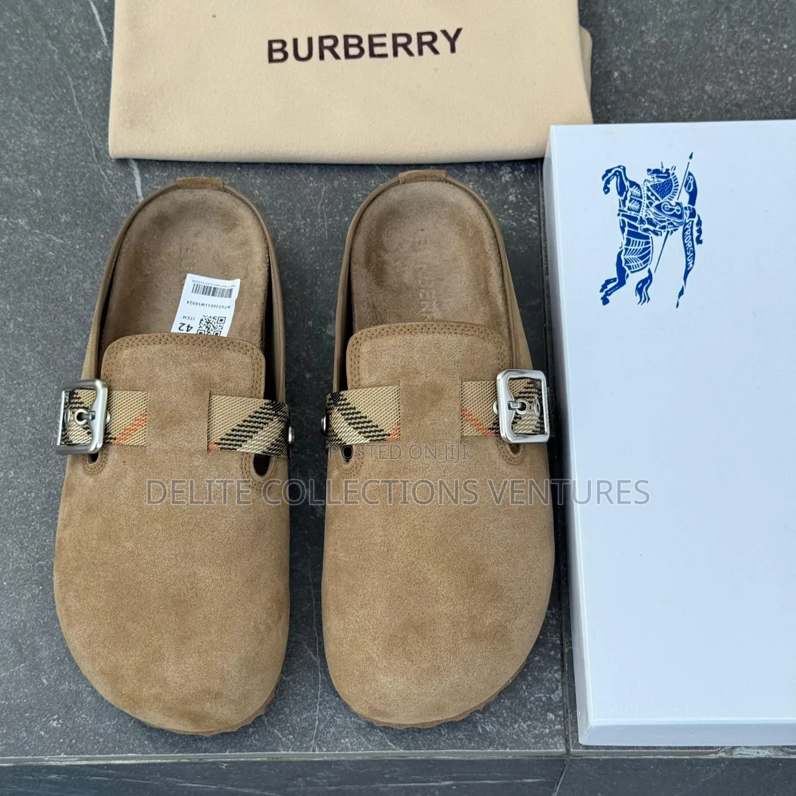 High Quality Burberry Half Shoe