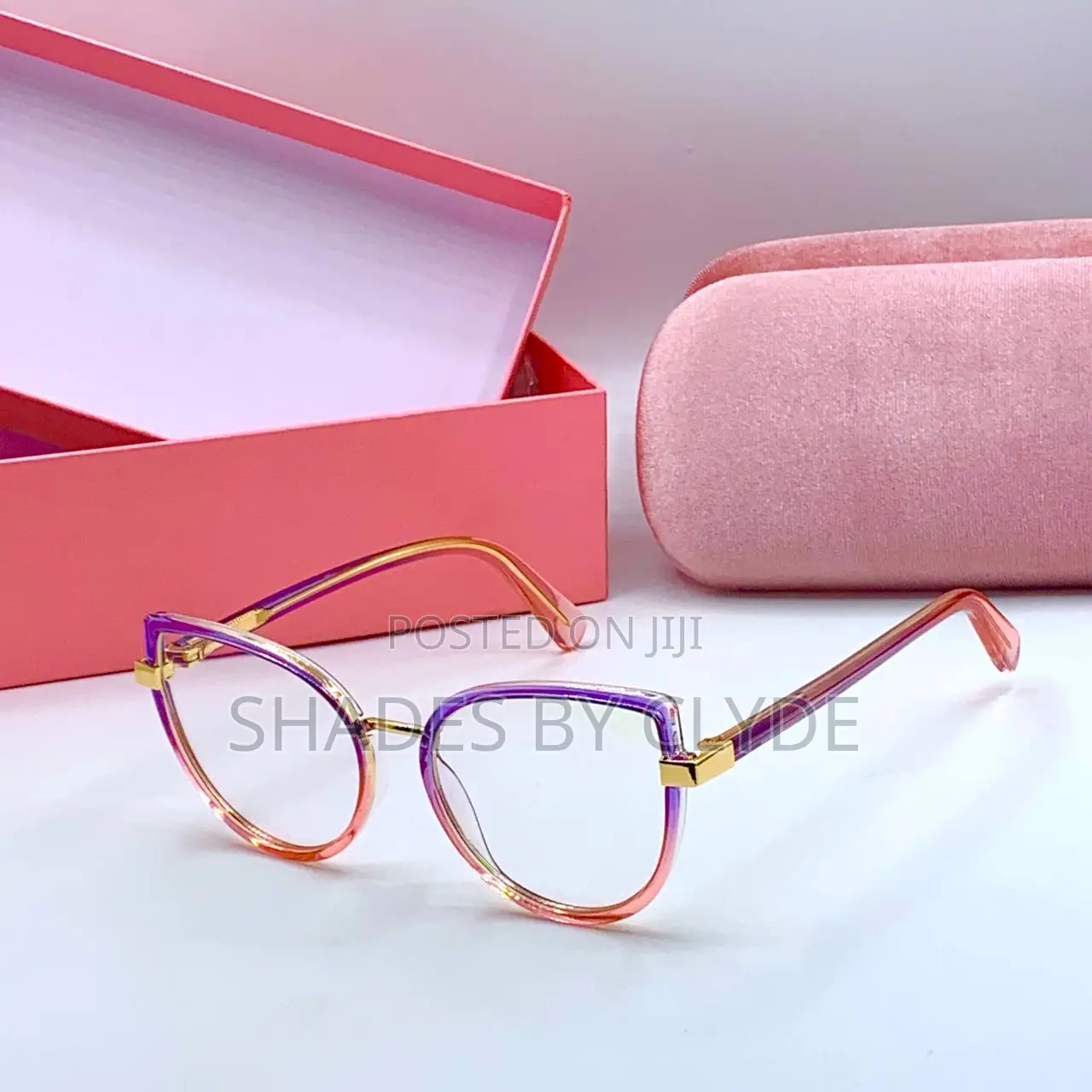  Bvlgari Eyeglasses - Rose Gold Cat-Eye - New! 
